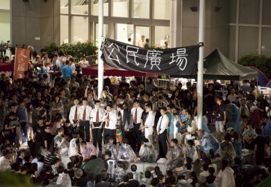 Hong Kong student protest 