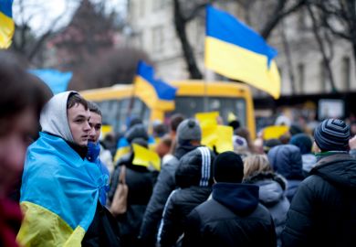 Youth at Ukraine rally Youth at Ukraine rally