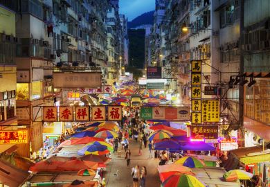 Fa Yuen Street Market in Hong Kong Fa Yuen Street Market in Hong Kong