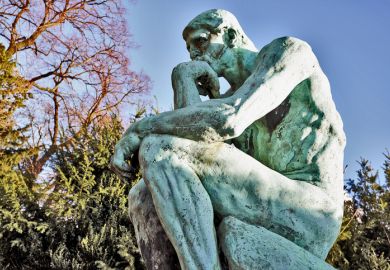 Rodin's Thinker sculpture Rodin's Thinker sculpture