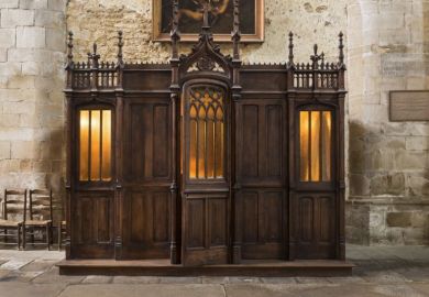 Confession booth