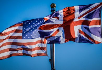 US, UK flags