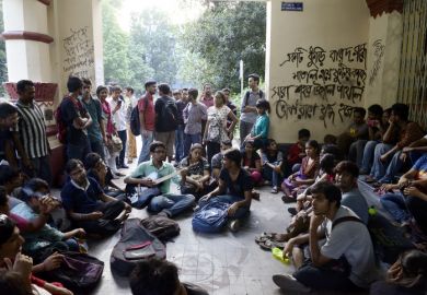 Jadavpur University student protest Jadavpur University student protest