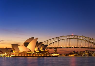 Sydney Opera House, Australia Sydney Opera House, Australia illustrating NSW plan to allow return of international students