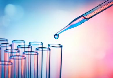 Pipette droplet into many test tubes