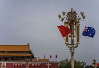 Flags of China and Australia Flags of China and Australia