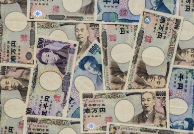 Japanese Yen currency bank note