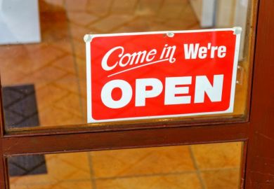 open access welcome sign