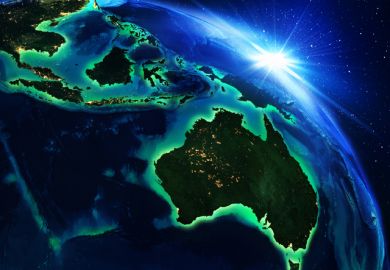 Australia Indonesia Malaysia South-east Asia globe