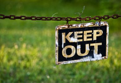 Keep out sign Keep out sign