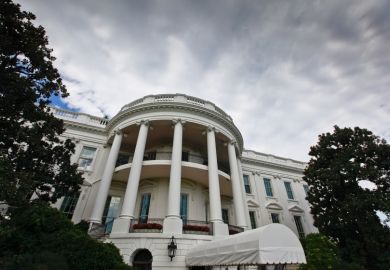 Storm clouds over the White House