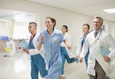 doctors running medics students ER clooney