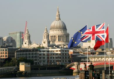EU flag London EU flag London