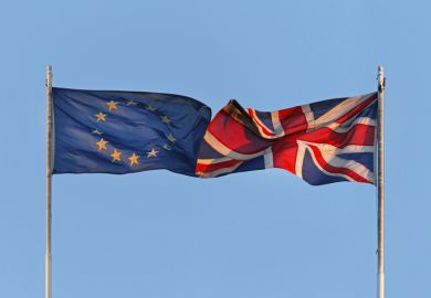 UK and EU flags UK and EU flags