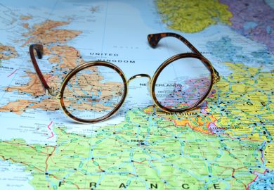 International study in UK map