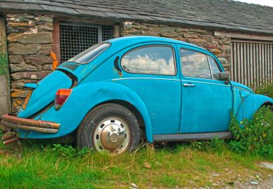 Abandoned Volkswagen Beetle