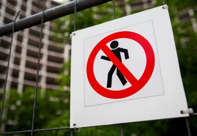 Construction site warning