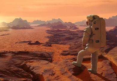 A man on Mars A man on Mars