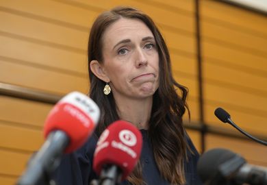 New Zealand prime minister Jacinda Ardern announcing her resignation at the War Memorial Centre on January 19, 2023 in Napier  New Zealand prime minister Jacinda Ardern announcing her resignation at the War Memorial Centre on January 19, 2023 in Napier