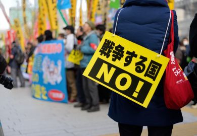 Japan anti-war protest