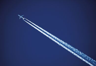 jet with contrails jet with contrails