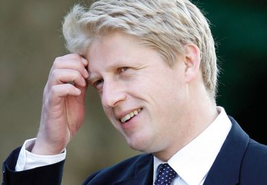 Jo Johnson smiling Jo Johnson smiling