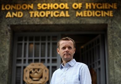 John Edmunds Professor John Edmunds poses for a photograph outside the London School of Hygiene and Tropical Medicine (LSHTM) in London, Britain April 6, 2020