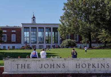 Johns Hopkins University  Johns Hopkins University illustrating a feature interview with Ron Daniels