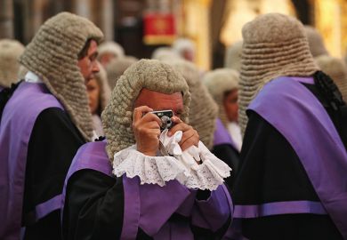 Judges illustrating a campus free speech bill