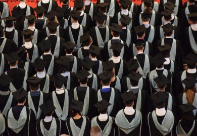 Kingston-upon-Hull, UK - July 12 2017 Graduates receive their diplomas in a ceremony at Hull City Hall, UK