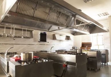 Kitchen stands empty