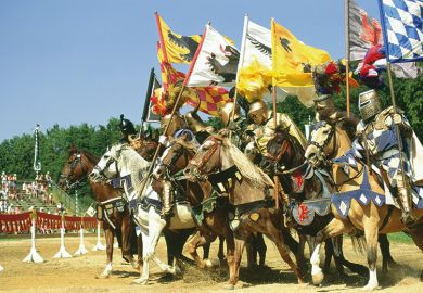 Knights charging