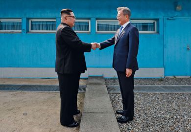 korea handshake