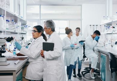 Scientists in a lab