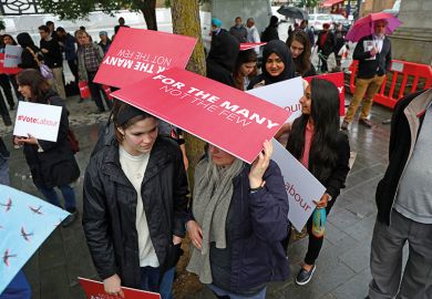 Labour party supporters