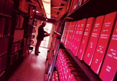 Man in library Man in library