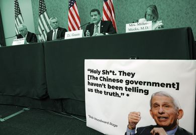 A Republican-led forum on the origins of the Covid-19 virus at the US Capitol on 29 June 2021