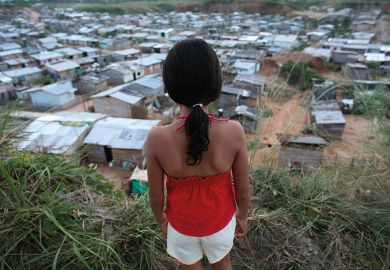 life in colombia slum