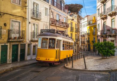 Lisbon Portugal tram Lisbon Portugal tram