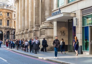 London. 21 May 2019. A view of Wework offices in Bishopsgate in the City of London in London