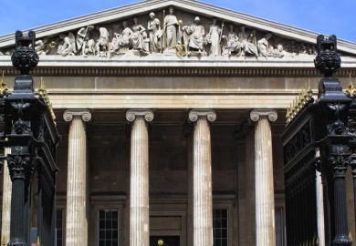 London, UK, May 23, 2009  The British Museum in Bloomsbury, which was established in 1753 and has more than 7 million objects of antiquity in its collection