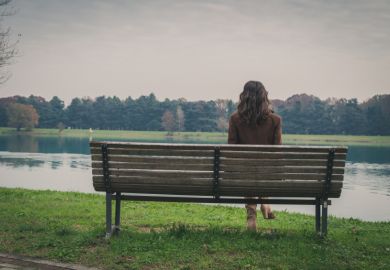 Student alone Student alone