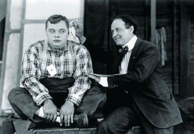 Magician performing card trick