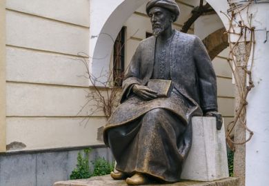 A statue of the philosopher Maimonides