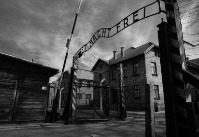 Main gate of Auschwitz-Birkenau concentration camp