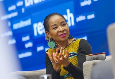 University of Cape Town (UCT) vice-chancellor Mamokgethi Phakeng at the Leadership and Management Summit, City University of Hong Kong, 18-9-19