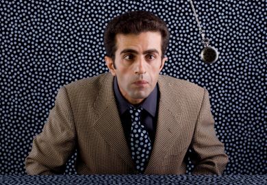 Man being hypnotised by swinging pendulum Man being hypnotised by swinging pendulum