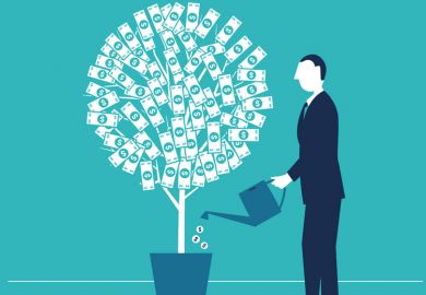 man-watering-money-tree-illustration