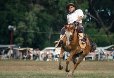 Man riding wild horse Man riding wild horse