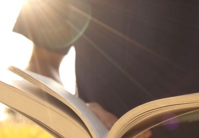 A man reading a book